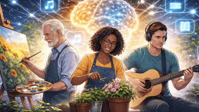 醫學專家指出，無論年齡大小，培養正確的嗜好是保持大腦敏銳的關鍵。（圖／AI生成）