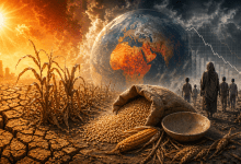 極端高溫正嚴重衝擊全球農業與糧食體系，威脅超過10億人的生計與健康。（圖／AI生成）