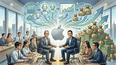 特納斯預計也將推動一些長期停滯不前的產品項目。可折疊iPhone就是一個明顯的例子。（圖／AI生成）