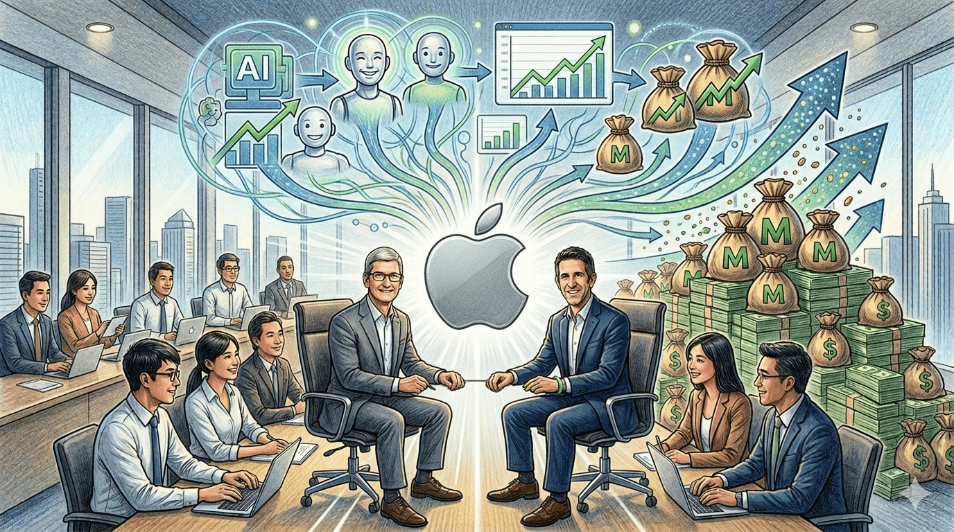 特納斯預計也將推動一些長期停滯不前的產品項目。可折疊iPhone就是一個明顯的例子。（圖／AI生成）