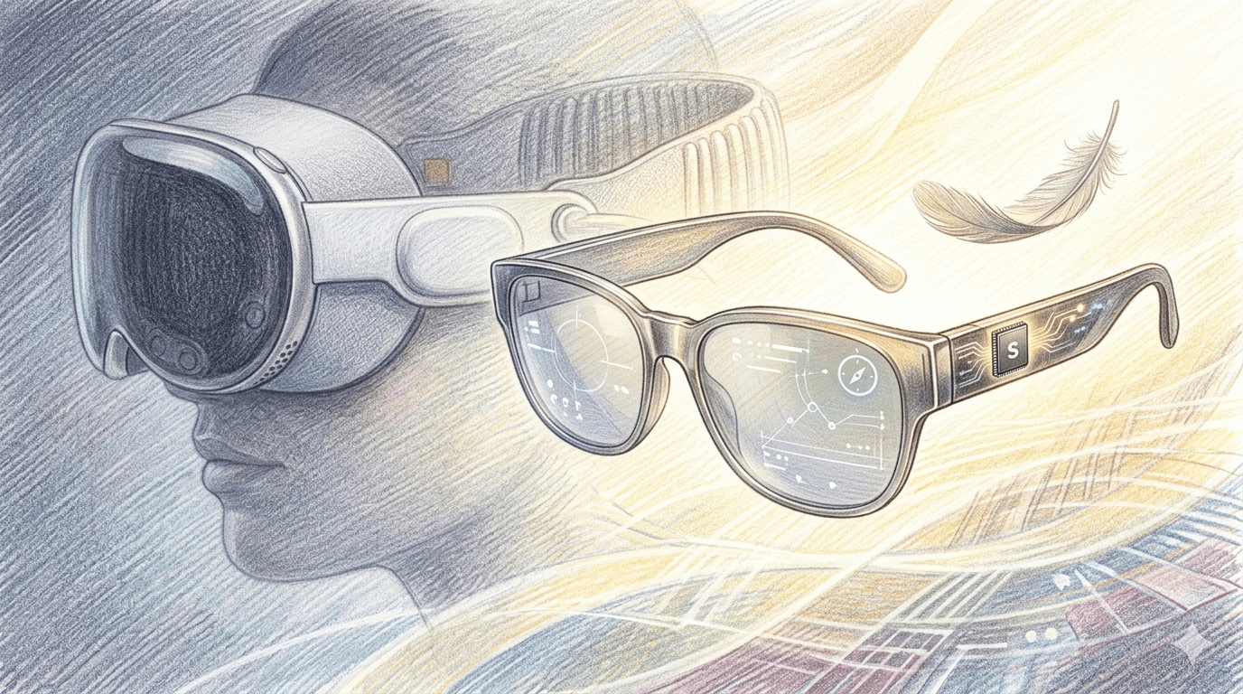 擺脫 Vision Pro 陰影?蘋果 AR 眼鏡傳改用 Apple Watch 晶片、輕量化成關鍵 1 外媒指出,定價將在蘋果AR眼鏡的成敗中扮演關鍵角色,否則它可能會重蹈M5 Vision Pro的覆轍。(圖/AI生成)