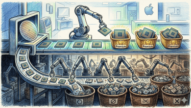 一塊典型的矽晶圓(直徑約30.48公分的圓形扁平晶體)可生產大約 500 顆晶片，但其中很大一部分會存在缺陷面臨淘汰，每塊晶圓可能只能得到 200 顆（甚至更少）可用的晶片，可使用的良率越高、成本也就越低。（圖／AI生成）