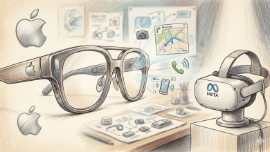 蘋果長期以來一直在研發其智慧眼鏡，名為Apple Glass，據傳用戶還可以透過免持方式喚醒蘋果的數位助理Siri 。不過，這項功能只有在iOS 27中升級 Siri 後才能真正發揮作用。（圖／AI生成）