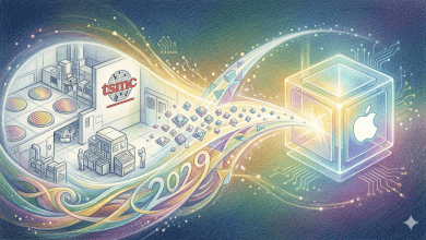 雖然蘋果正準備在今年稍後為iPhone 18系列推出A20和A20 Pro晶片，但業界已經開始著眼於1nm以下的SoC（系統級晶片）。（圖／AI生成）