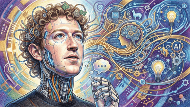 根據《金融時報》報道，ZuckBot 9000是該公司人工智慧專案的一部分，旨在創建由人工智慧驅動、可即時互動的逼真3D角色。讓員工與執行長建立更緊密的聯繫，允許他們向「假祖克柏」提問並獲得回饋。（圖／AI生成）