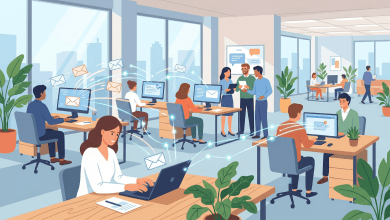 電子郵件（Email）幾乎是每個人在工作中不可少的通訊工具之一。（圖／AI生成）