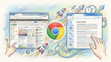 Chrome大改版!垂直分頁與極簡閱讀讓標籤管理更直覺 工作效率翻倍 4 Macworld 報告稱,垂直標籤頁允許用戶將標籤頁沿著視窗側邊堆疊,以便更好地組織和管理。改進後的閱讀模式透過移除廣告和圖片,創造了一個無幹擾的全頁介面,讓使用者專注於內容。(圖/AI生成)