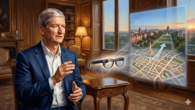 鑑於蘋果公司已經推出了依賴手勢的產品，而且以手勢為中心的導航技術也出現在多項專利和申請中，再加上智慧眼鏡將配備攝影機，那麼只能得出一個結論：蘋果的智慧眼鏡將依賴手勢操作，何時才能真正面向終端用戶，目前尚不明朗。（圖／AI生成）