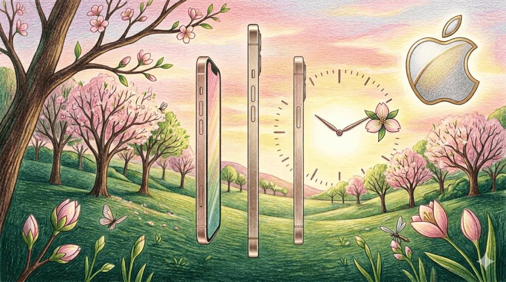 精選 2 蘋果計畫分階段發布新機的消息已經流傳數月,iPhone 18e 預計於明年第一季左右發布並不令人意外。然而,值得注意的是,新款 iPhone Air 和標準版 iPhone 18 似乎將同時發布。(圖/AI生成)