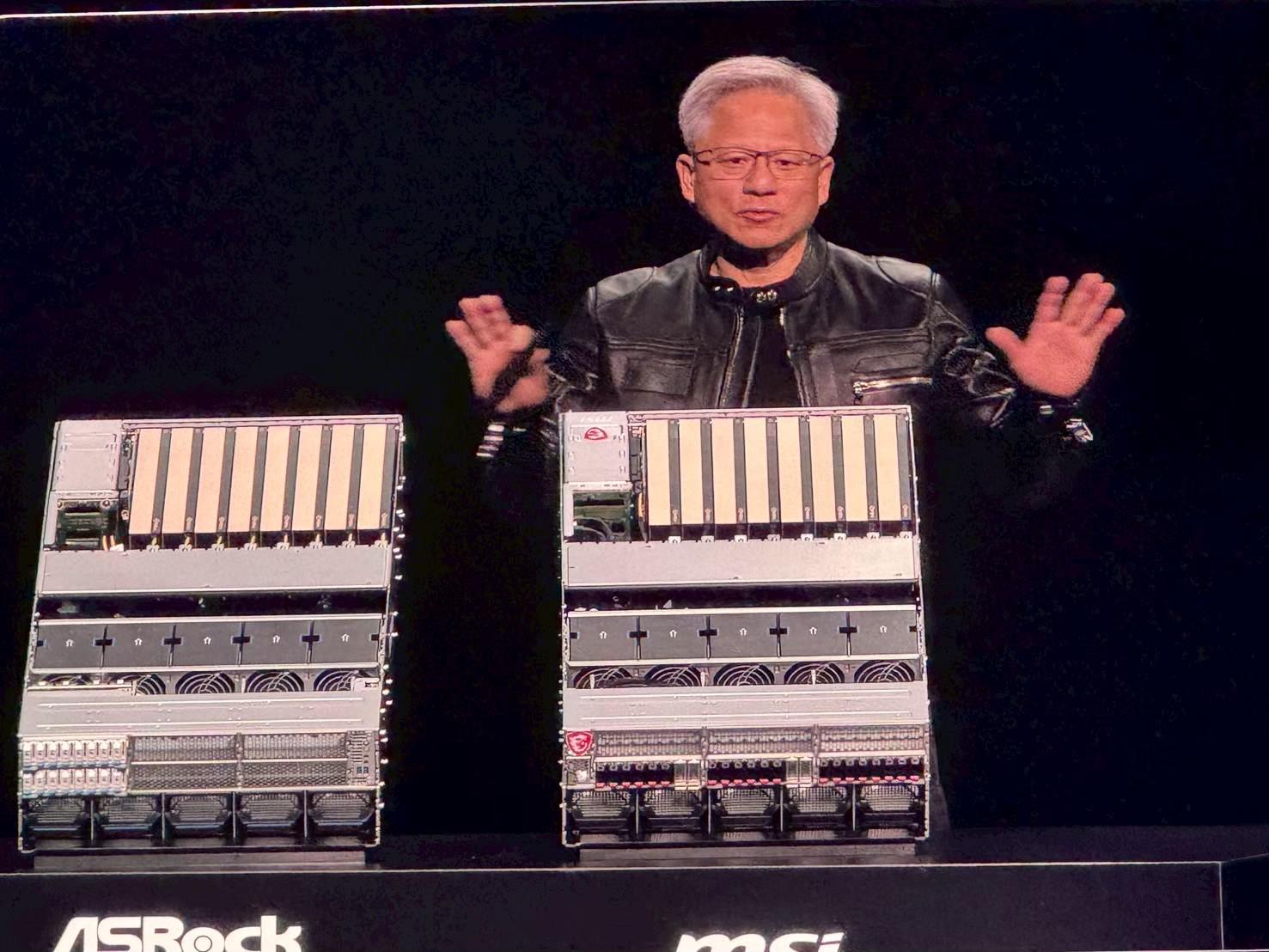 NVIDIA 執行長黃仁勳將登上台北音樂中心的舞台，揭曉推動下一代人工智慧發展的突破性技術。（資料圖／記者 孟圓琦攝）