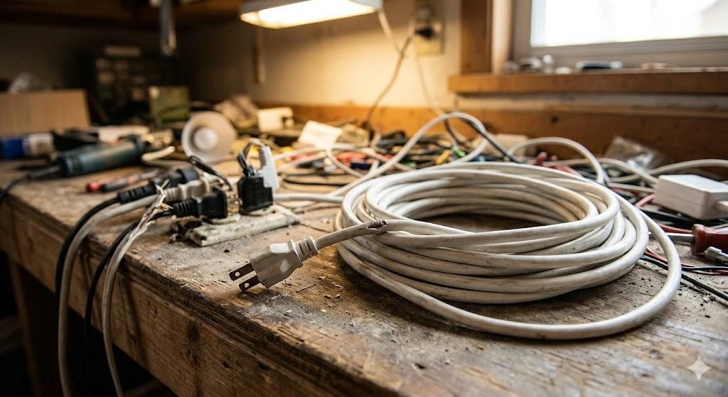 雖然延長線常被用來解決插座距離不足的問題，但並非所有插電設備都適用。（圖／AI生成）