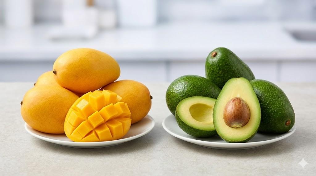 芒果、酪梨。（圖／AI 生成）