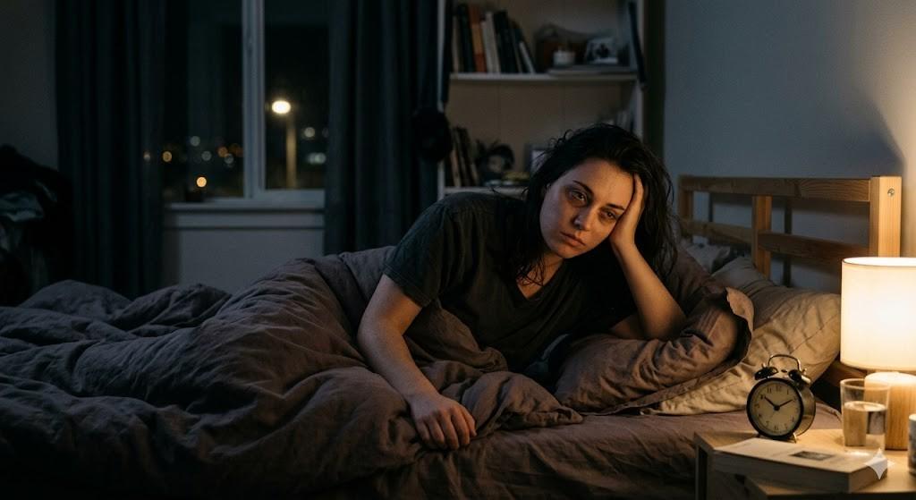 失眠。（圖／AI生成）