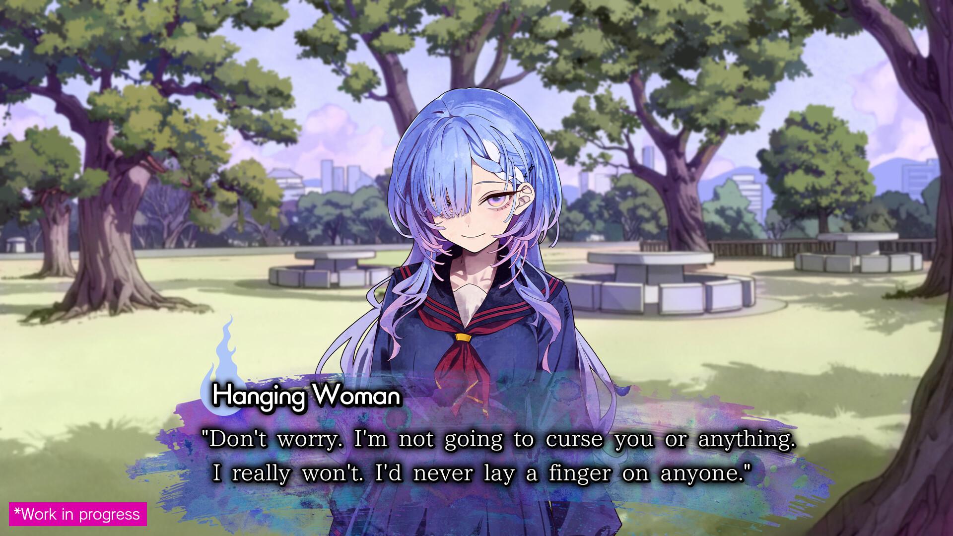 即使在死亡面前，久我山詩織也是結束了自己的生命。也許她的下一部作品將最終成為最後一部。但無論她死過多少次，她的靈魂都拒絕離開這個世界。或許答案就藏在她遺失的記憶裡，或是她心中還殘留著一段感情，只是已經被遺忘了。（圖／取自Steam）