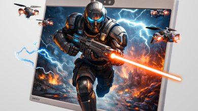 群創展出16吋單人裸眼3D顯示器。（圖／群創提供）