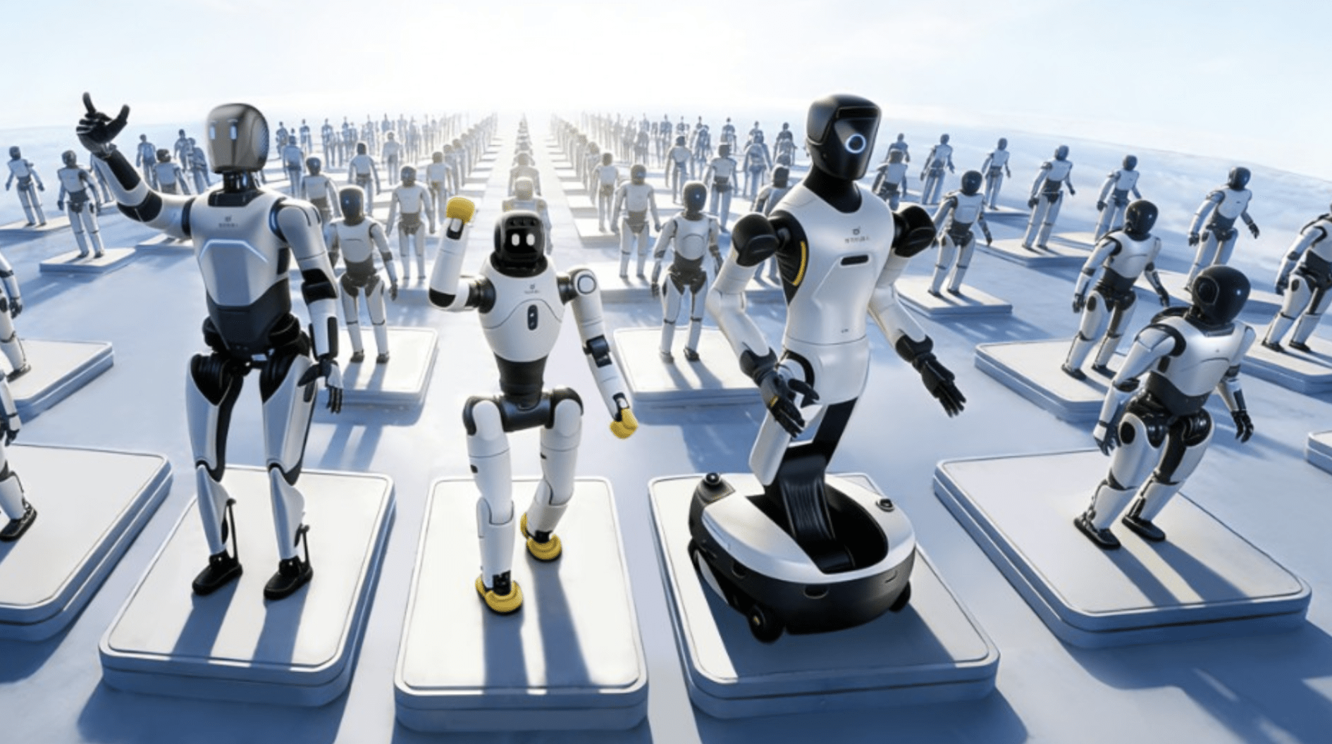 智元機器人（Agibot）僅在過去3個月內，人形機器人出貨量就達到了驚人的5000台。（圖／截取自Agibot）