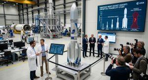 歐洲拋出重型火箭新構想 媒體稱挑戰Starship仍屬概念研究 1 DLR 提出可重複使用運載火箭的概念研究,網路上將其形容為「歐洲出現 Starship 潛在競爭者」。(圖/AI生成)