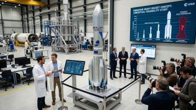 歐洲拋出重型火箭新構想 媒體稱挑戰Starship仍屬概念研究 9 DLR 提出可重複使用運載火箭的概念研究,網路上將其形容為「歐洲出現 Starship 潛在競爭者」。(圖/AI生成)