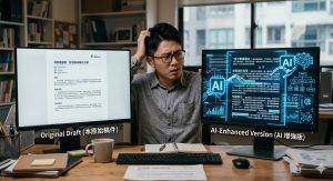 AI幫你改文件?微軟研究警告:小心「越改越不像原本那份」 1 把AI當成「一路代工到完稿的編輯」,文件可能不是變更好,而是悄悄被改成另一個版本。(圖/AI生成)