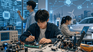 現代電機系學生技能已發生根本性的轉變，科技業更愛具備軟硬體協同設計思維的人才。（圖／AI生成）