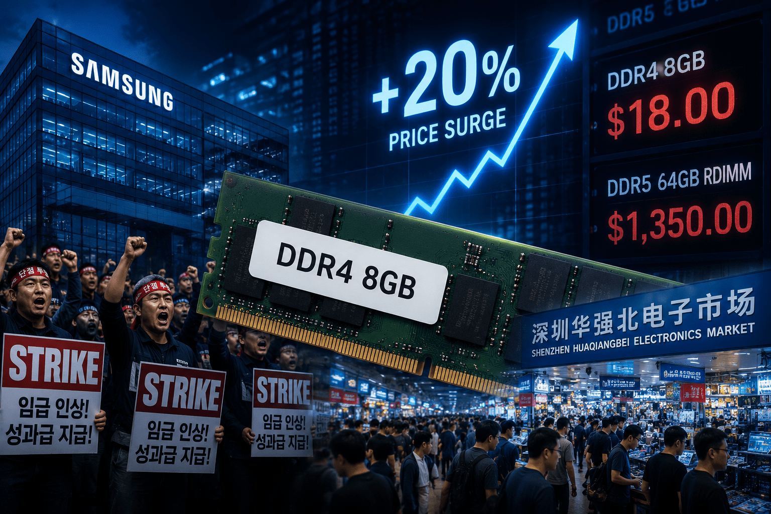 三星未罷工DDR4現貨價先飆2成!中國市場率先現搶貨潮 1 ChatGPT Image 2026年5月14日 上午10 16 45