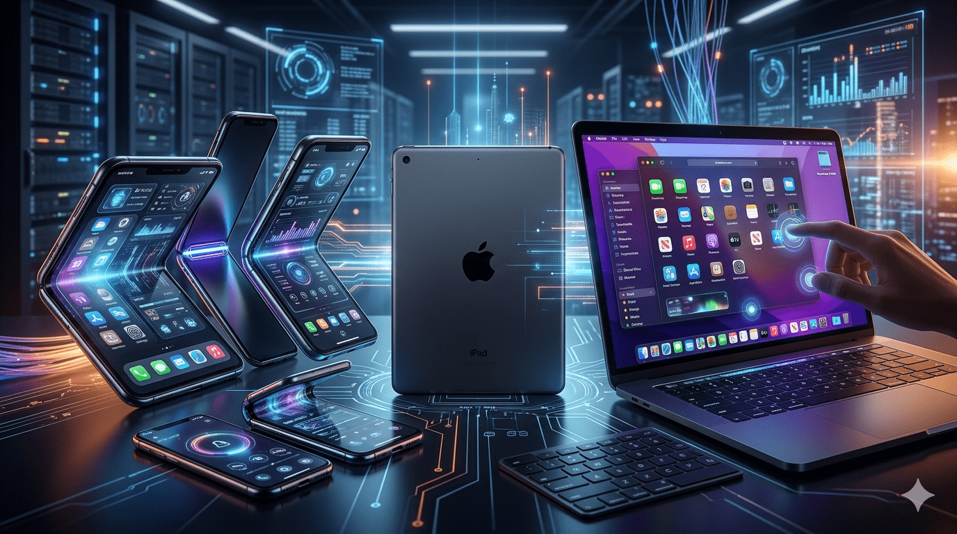 iPhone Ultra和MacBook Ultra都對 iPad 構成了威脅。這兩款產品短期內都不會對iPad的銷售產生巨大影響。但隨著時間的推移，它們可能會成為引發連鎖反應的第一步。（圖／AI生成）