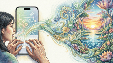 蘋果 iOS 27 寫作工具再升級!傳加入 AI 桌布與超強寫作工具 支援文法糾錯 4 根據彭博社最新爆料,蘋果將發表改良的寫作工具、壁紙產生器以及使用自然語言輸入產生快速指令的功能。(圖/AI生成)
