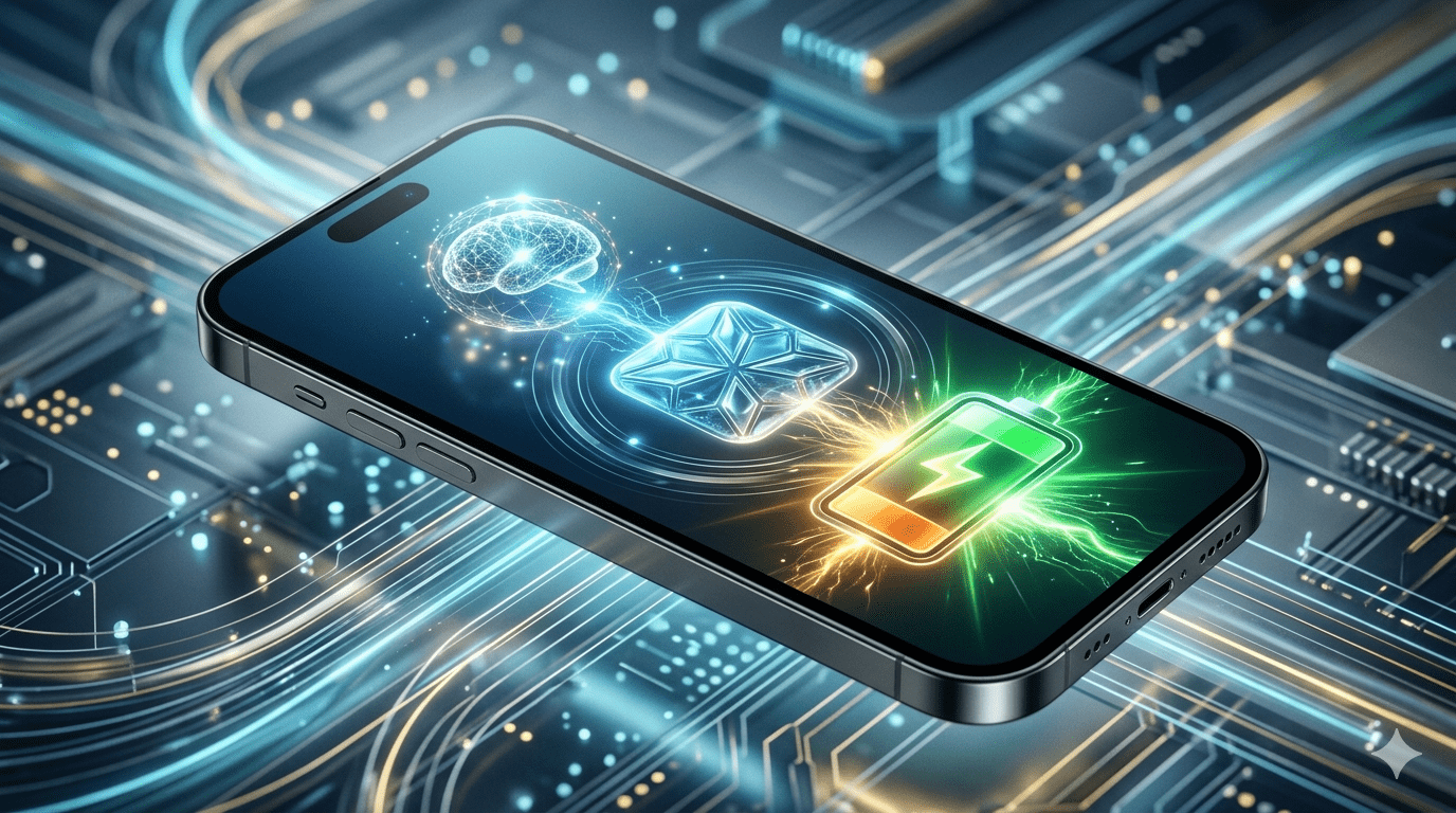 iOS 27 三大革新箭在弦上有感升級!傳將徹底告別耗電 1 根據外媒指出,除了調整 Liquid Glass 的外觀,蘋果還將專注於修復漏洞、提升電池續航力和效能。這項改進工作是蘋果今年「27」個作業系統版本中的兩大重點之一——另一項是增加更多人工智慧功能。(圖/AI生成)