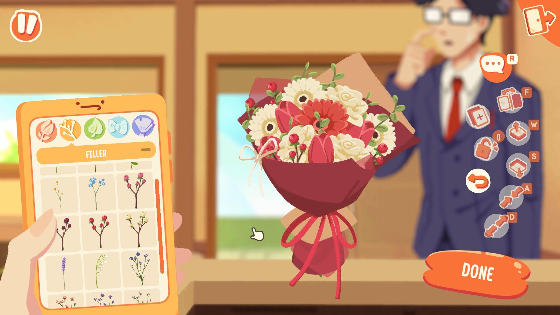 透過獨特的花卉與裝飾組合，用你自己的設計滿足小鎮居民的需求。（圖／取自Steam）