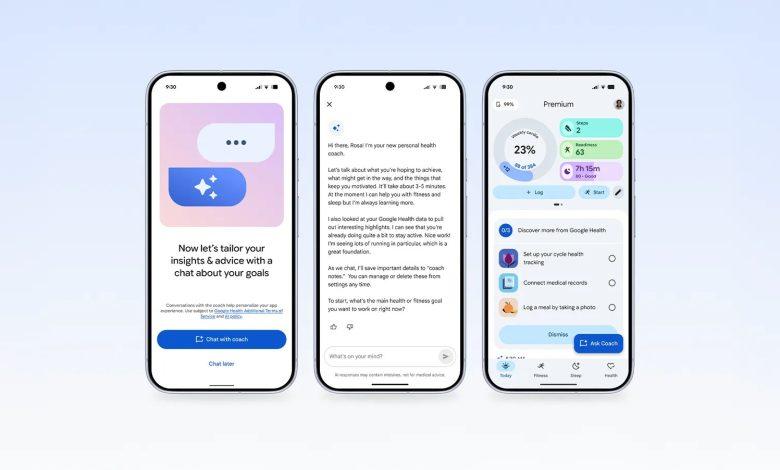 Google宣布，自5月19日起，將陸續推送更新版的「Google Health Coach」，每月訂閱費用為新台幣150元，或每年新台幣 1490元。（圖／Google）