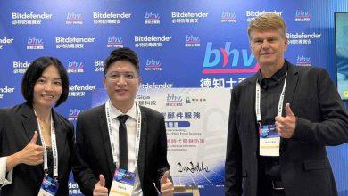 台灣桓基科技 (HGiga)，與來自德國「bhv」，正式簽署戰MOU，將 bhv 自主研發的抗量子加密技術，與桓基科技深厚的在地資安方案深度結合。由左至右：德知士資訊執行長鍾雅蓬、桓基科技產品發展處處長林哲文、德國bhv CEO Bilingual 。（圖／德知士資訊提供）