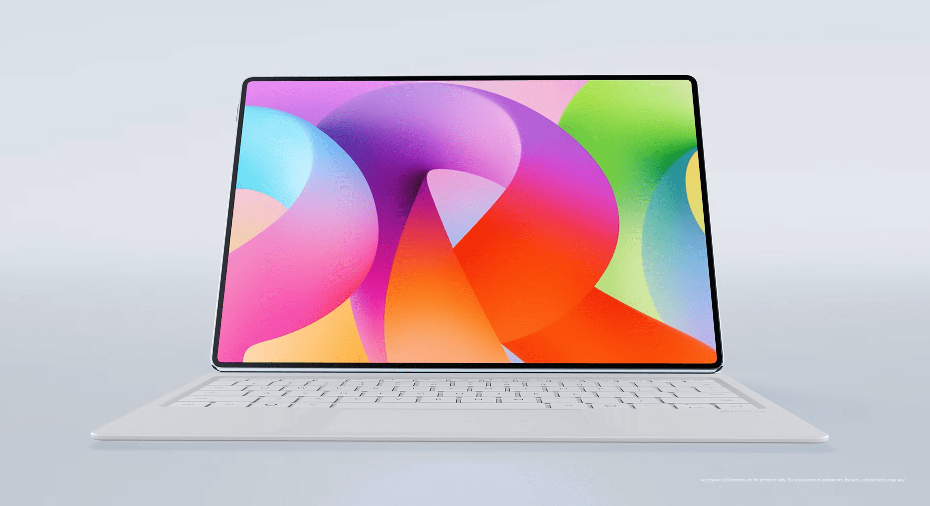 華為MatePad Pro Max這款全新的13.2吋OLED平板電腦厚度僅4.7毫米。（圖／擷取自 Huawei Mobile YT）