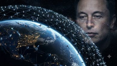 馬斯克拋「百萬AI衛星」構想引熱議 太空運算願景掀科技與成本雙重辯論 3 SpaceX計畫在地球軌道部署規模達「100萬顆」等級的衛星系統。(圖/AI生成)