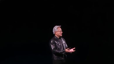 COMPUTEX 2026/Cosmos3亮相!黃仁勳:實體AI大爆發即將到來 4 NVIDIA輝達執行長黃仁勳今(1)日進行GTC Taipei主題演講。(圖/記者許若茵攝)