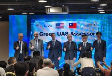 工研院正式宣布與美國無人產業協會（AUVSI）簽署Green UAS授權評鑑及服務協議契約，成為AUVSI於臺灣的第三方認可評鑑機構。（圖／記者許若茵攝）