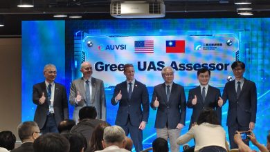 工研院正式宣布與美國無人產業協會（AUVSI）簽署Green UAS授權評鑑及服務協議契約，成為AUVSI於臺灣的第三方認可評鑑機構。（圖／記者許若茵攝）