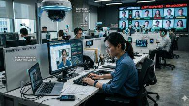 AI全面滲入職場監控!企業追蹤員工每個動作 恐成「數位勞動樣本」 4 越來越多企業開始利用AI系統追蹤員工在工作中的數位行為。(圖/AI生成)