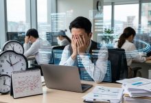 AI帶來的效率紅利正被隱性成本快速侵蝕，甚至出現「表面提速、實際拖慢」的矛盾現象。（圖／AI生成）