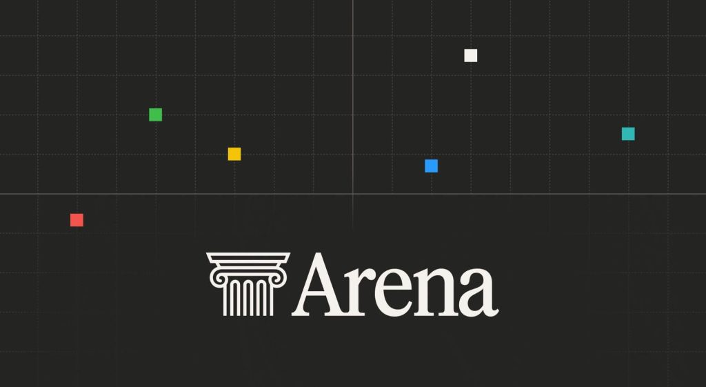 源自美國加州大學柏克萊分校2023年研究計畫的AI比較平台Arena，在推出商業服務僅八個月後，年化營收規模已達1億美元。（圖／Arena）