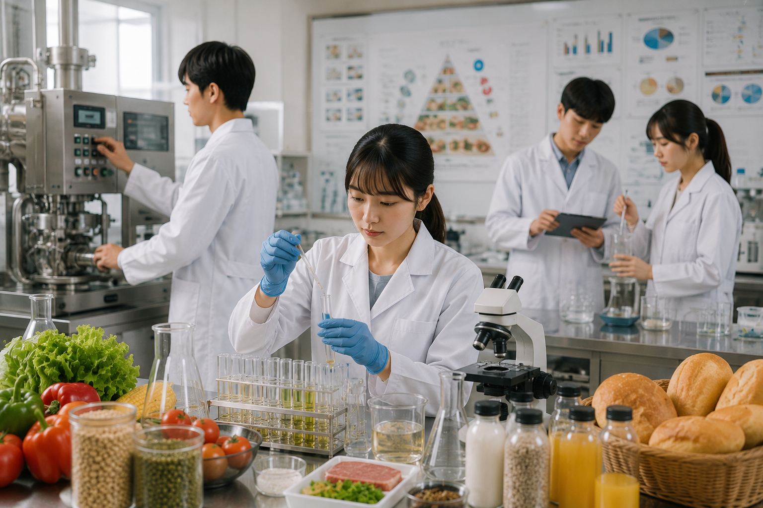 隨著健康產業、保健食品與食品安全需求持續成長，食品科學系人才，逐漸成為企業積極延攬的重要對象。（圖／AI生成）