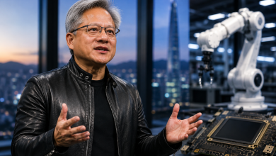 黃仁勳訪韓喊話:機器人將成南韓下一個明星產業 預告將有驚喜合作 5 ChatGPT Image 2026年6月8日 上午09 55 14