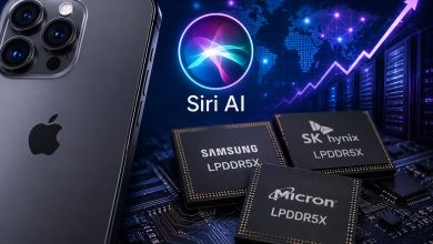 Siri AI升級恐加劇記憶體吃緊 三星、SK海力士可望成最大受惠者 4 F71C5FC1 1127 4BA8 90F0 A749D7AC5249
