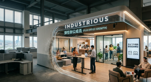 辦公室正在消失?Industrious擴張帶動彈性辦公成長 混合工作重塑工作空間 1 全球職場結構持續調整,彈性辦公市場需求也同步上升,並成為商用不動產與工作模式變化的重要觀察指標。(圖/AI生成)