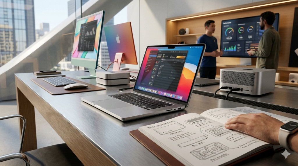 精選 4 預計蘋果公司今年秋季最重磅的Mac新品發表會將是傳聞中的MacBook Ultra!(圖/AI生成)