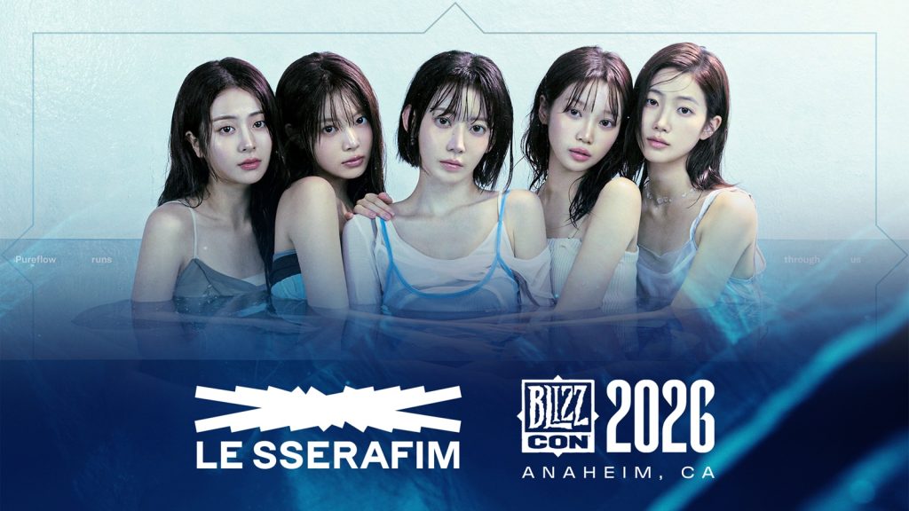 LE SSERAFIM將回歸BlizzCon 2026閉幕演出！美國巡演首站獻聲暴雪社群玩家。（圖／暴雪娛樂提供）