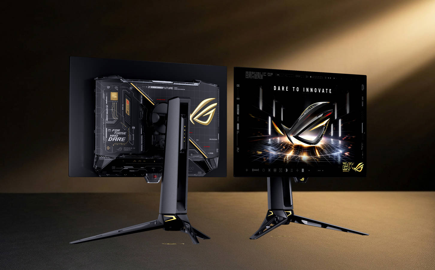 ROG Swift OLED PG27AQWP-G Edition 20 電競螢幕。（圖／ROG提供）