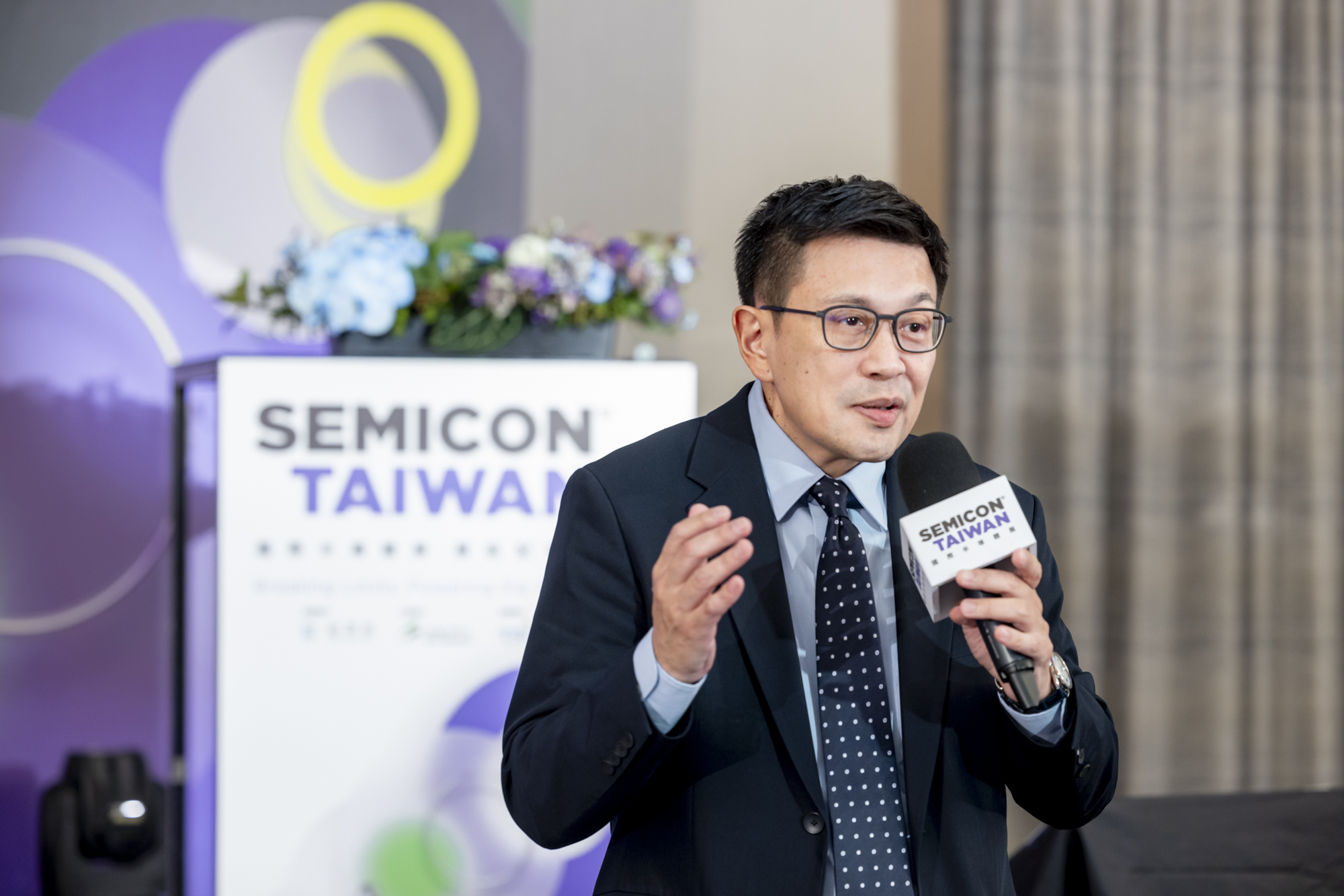 SEMI全球行銷長暨台灣區總裁曹世綸表示，台灣以先進製程建立的優勢，正是支撐智慧製造升級與先進封裝突破的基礎。