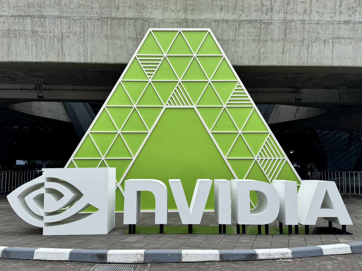 輝達NVIDIA。 （圖／記者孟圓琦攝影）