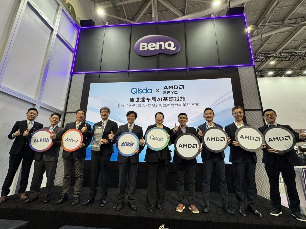 延續 2025 年於散熱技術領域的突破，佳世達今年進一步將核心定位提升至 AI 算力架構整合者。（圖／記者孟圓琦攝）