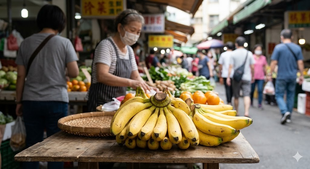 高血壓族群福音!每天一根香蕉助穩定血壓 鉀離子抵消鈉影響 1 雖然香蕉未必是水果區最吸引人的選項,但對心血管健康的潛在益處,使其成為值得納入日常飲食的水果。(圖/AI生成)